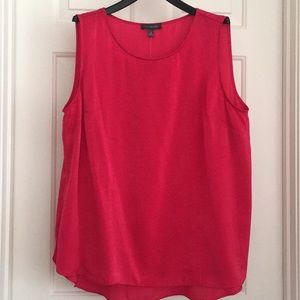THE LIMITED Women’s Top Sleeveless blouse Hot Pink Tank Top Soft XL NWT